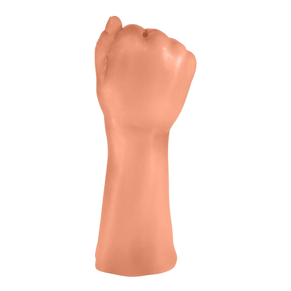 FIST DILDO POWER HAND - FLEXIBLE REALISTIC POWER HAND SHAPED FIST DILDO - BEIGE - 23 X 7.8 CM
