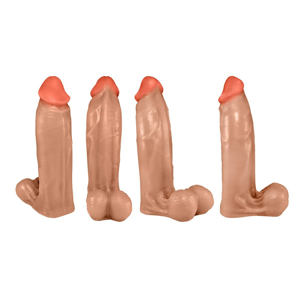 SEDUTOR - ADJUSTABLE STRAP-ON WITH REALISTIC PENIS - BEIGE - 20 X 5.5 CM