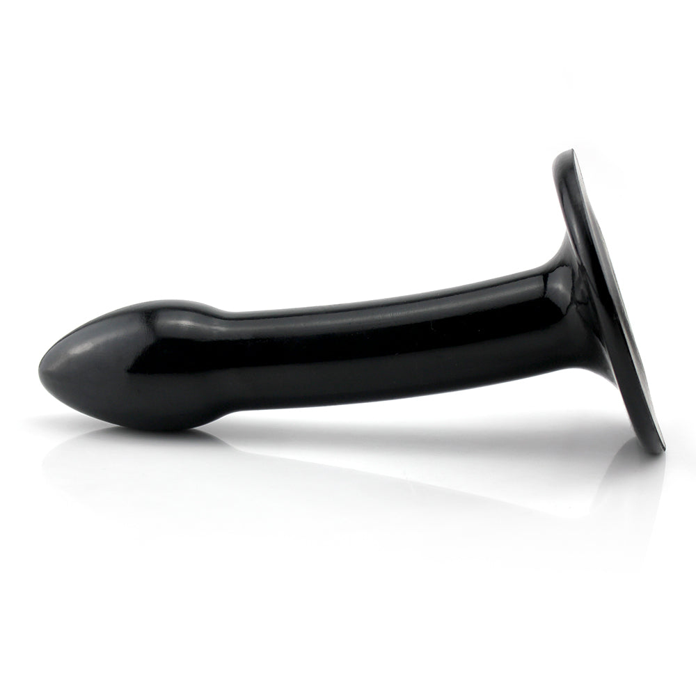SPACE X - LARGE FLEXIBLE ANAL PLUG - GLOSSY BLACK - 22 X 4.8 CM