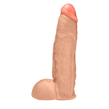 JEFREE - FLEXIBLE REALISTIC PENIS WITH SCROTUM AND SUCTION CUP - BEIGE - 25 X 6.5 CM