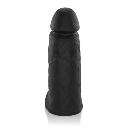 BONITÃO - FLEXIBLE REALISTIC PENIS WITH SCROTUM - BLACK - 21 X 6.5 CM