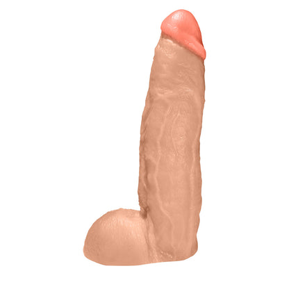 JEFREE - FLEXIBLE REALISTIC PENIS WITH SCROTUM - BEIGE - 25 X 6.5 CM