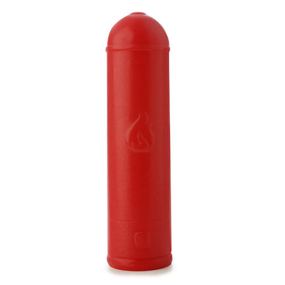 EXTINTOR - FLEXIBLE LARGE ANAL PLUG FIRE EXTINGUISHER SHAPE - RED - 31 X 8 CM