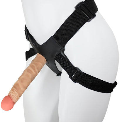 PROTHEUS - ADJUSTABLE STRAP-ON WITH REALISTIC PENIS - BEIGE - 24 X 4 CM