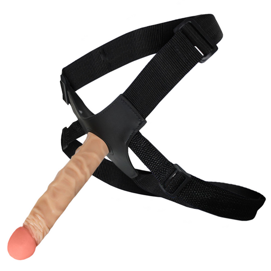 PROTHEUS - ADJUSTABLE STRAP-ON WITH REALISTIC PENIS - BEIGE - 24 X 4 CM