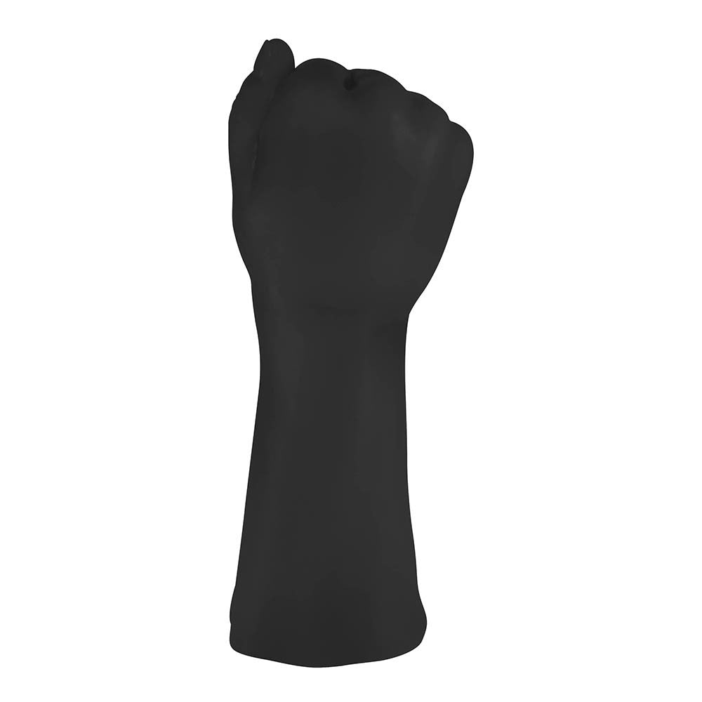 FIST DILDO POWER HAND - FLEXIBLE REALISTIC POWER HAND SHAPED FIST DILDO - BLACK - 23 X 7.8 CM