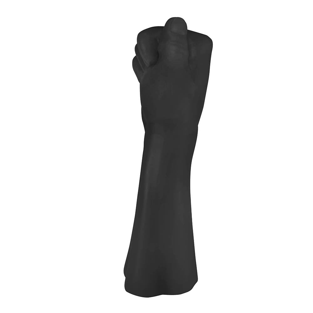 FIST DILDO POWER HAND - FLEXIBLE REALISTIC POWER HAND SHAPED FIST DILDO - BLACK - 23 X 7.8 CM