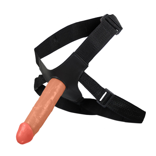 MARTES - ADJUSTABLE STRAP-ON WITH REALISTIC PENIS - BEIGE - 19 X 4.5 CM