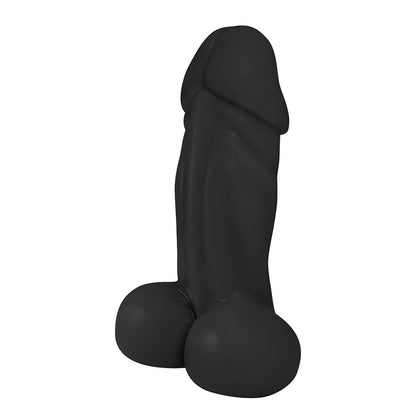 SUCUPIRA - FLEXIBLE REALISTIC PENIS WITH SCROTUM - BLACK - 20.5 X 6.5 CM