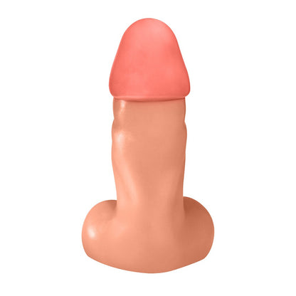 SUCUPIRA - FLEXIBLE REALISTIC PENIS WITH SCROTUM - BEIGE - 20.5 X 6.5 CM