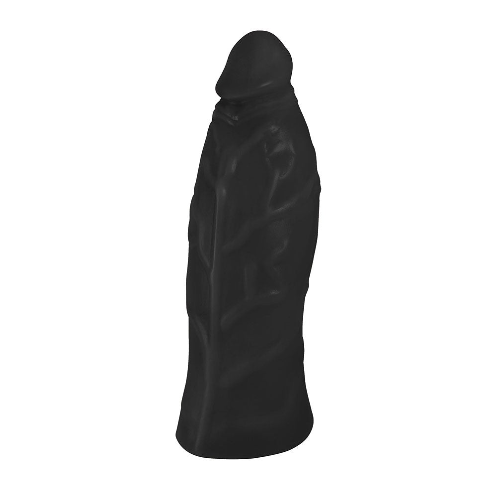 JATOBÁ - FLEXIBLE REALISTIC PENIS - BLACK - 21 X 6.8 CM