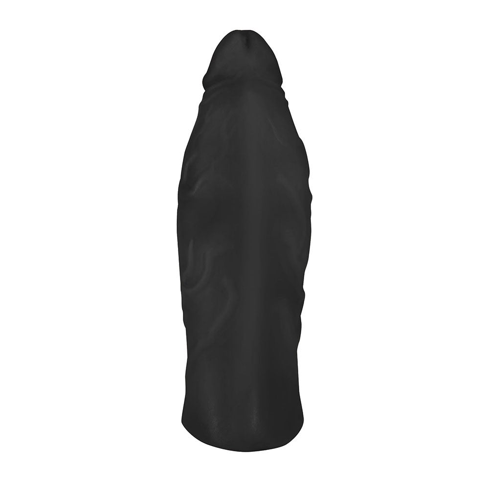 JATOBÁ - FLEXIBLE REALISTIC PENIS - BLACK - 21 X 6.8 CM