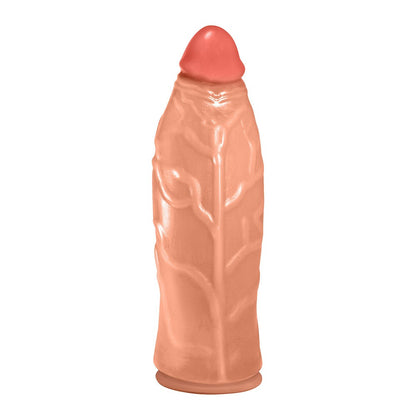 JATOBÁ - FLEXIBLE REALISTIC PENIS WITH SUCTION CUP - BEIGE - 21 X 6.8 CM