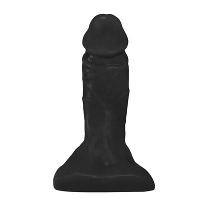 CARVALHO - FLEXIBLE REALISTIC PENIS WITH SCROTUM - BLACK - 19.5X 5.7 CM