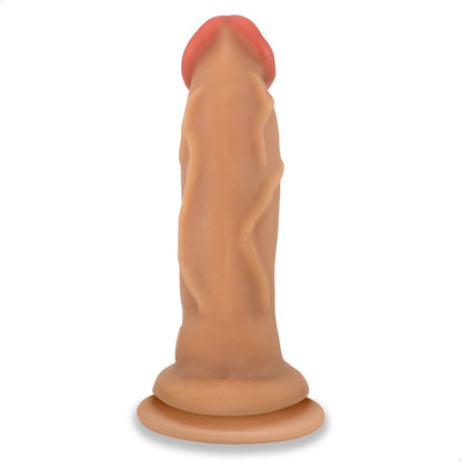 ANÚBIS - GIANT THICK FLEXIBLE REALISTIC PENIS WITH SUCTION CUP - BEIGE - 30 x 7.9 CM