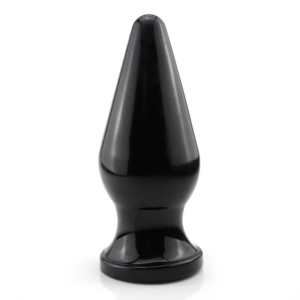 VOSTOK - LARGE FLEXIBLE ANAL PLUG - GLOSSY BLACK - 25 X 10.5 CM