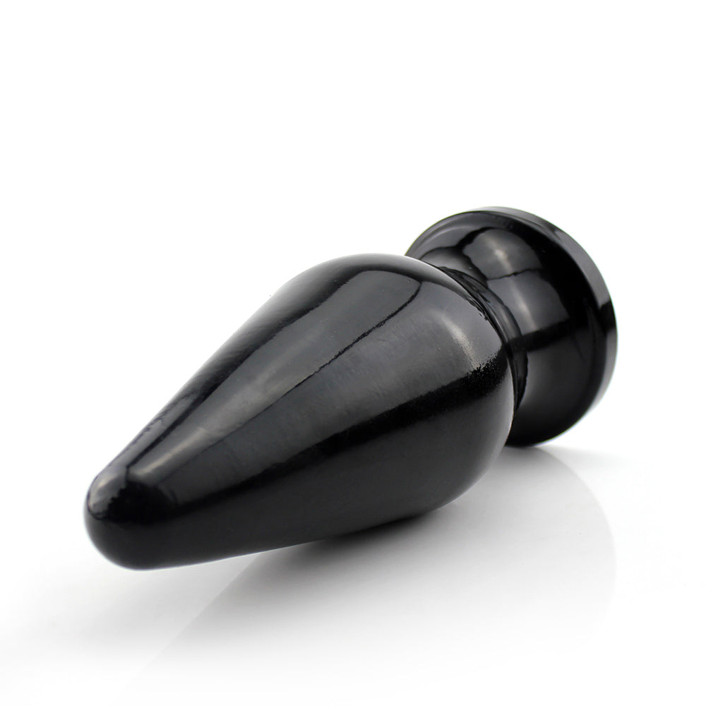 VOSTOK - LARGE FLEXIBLE ANAL PLUG - GLOSSY BLACK - 25 X 10.5 CM