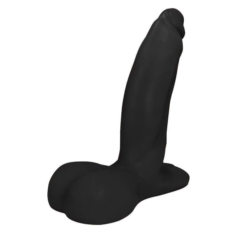 CRESCIDO - ADJUSTABLE STRAP-ON WITH REALISTIC PENIS - BLACK - 32 X 8.5 CM