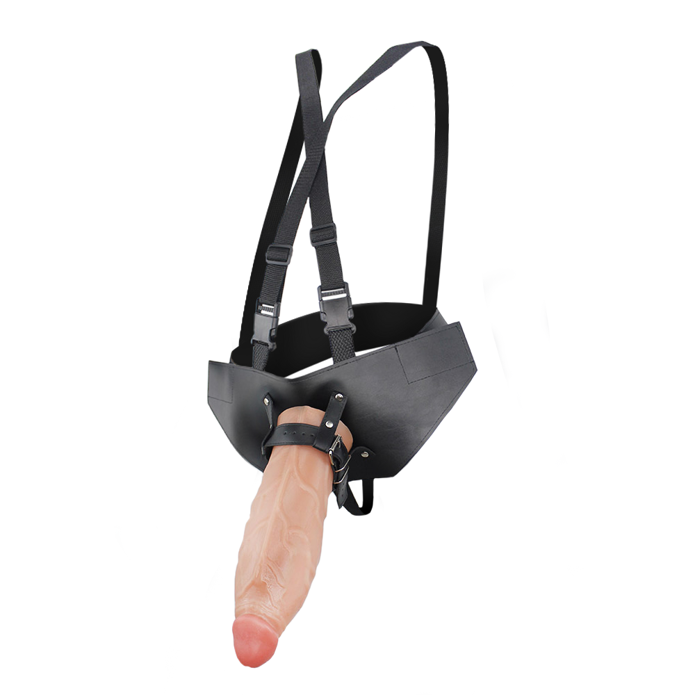 JATOBÃO - ADJUSTABLE STRAP-ON WITH REALISTIC PENIS - BEIGE - 27 X 8 CM