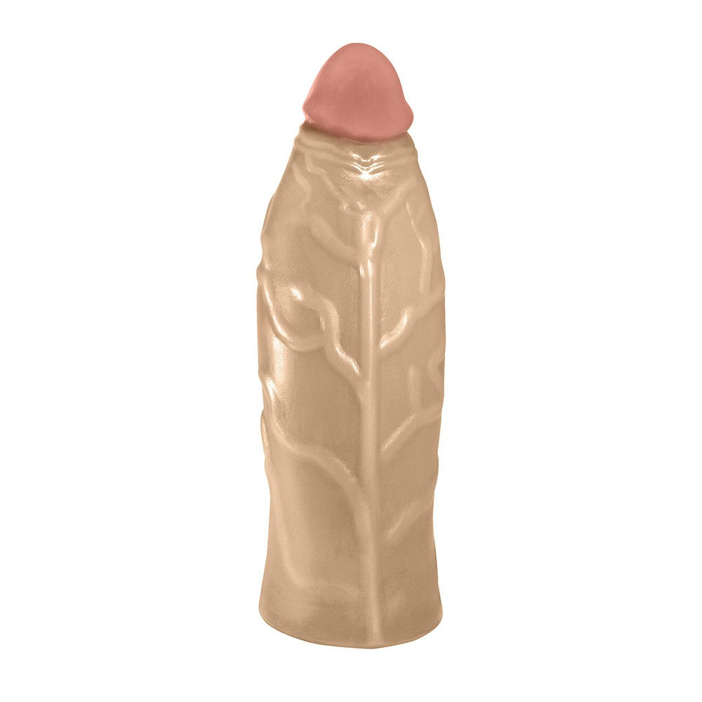 JATOBÃO - ADJUSTABLE STRAP-ON WITH REALISTIC PENIS - BEIGE - 27 X 8 CM