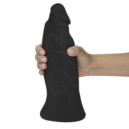 JATOBÃO - ADJUSTABLE STRAP-ON WITH REALISTIC PENIS - BLACK - 27 X 8 CM