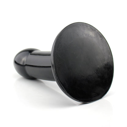 PEGASUS - GIANT FLEXIBLE ANAL PLUG - GLOSSY BLACK - 31 X 8.5 CM